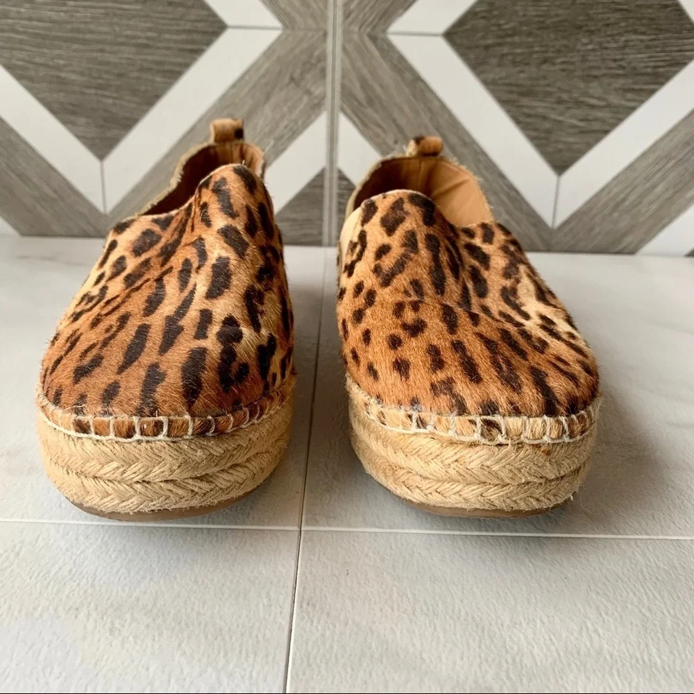 Steve Madden cheetah print espadrilles women’s 6.5